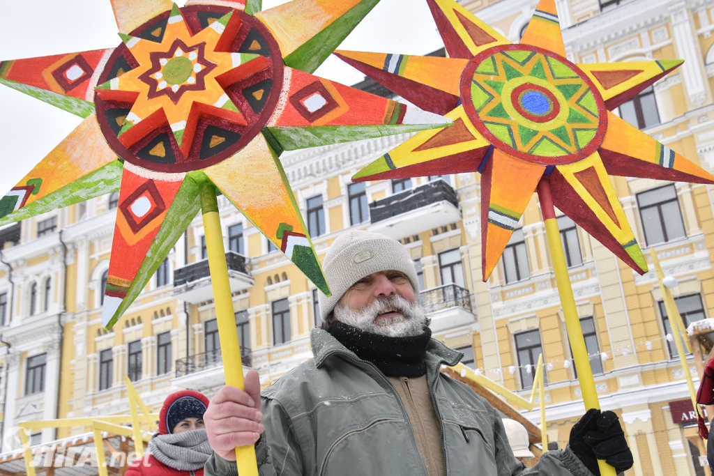 Рождественское шествие в Киеве