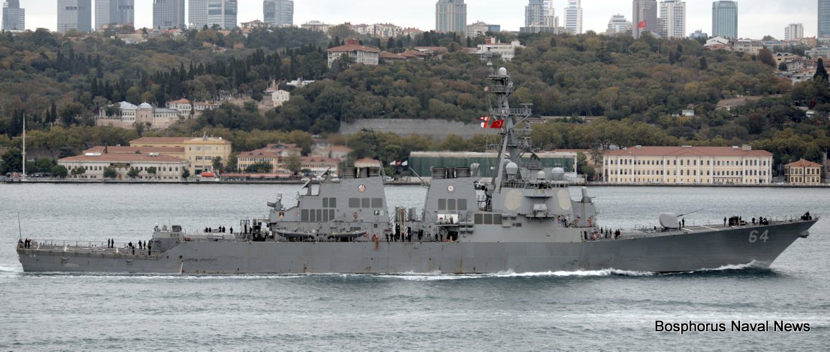 Эсминец США Carney DDG-64, Босфор