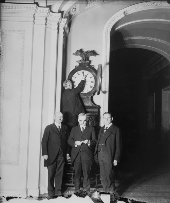Первый перевод часов на летнее время в 1918 году, Ohio Clock, Капитолий, Вашингтон, США